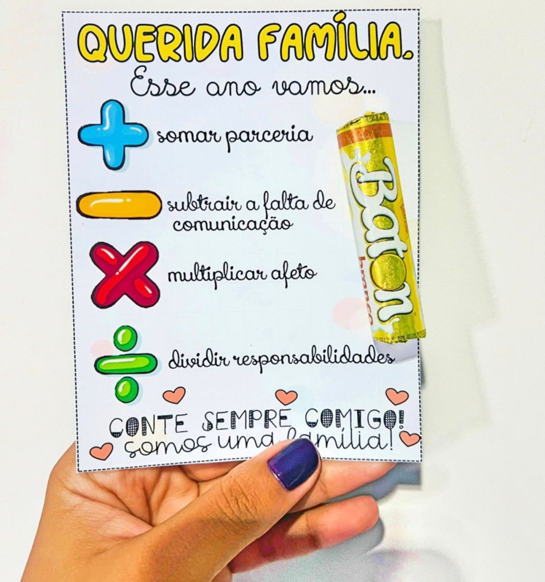 CARTÃO REUNIÃO VOLTA ÀS AULAS