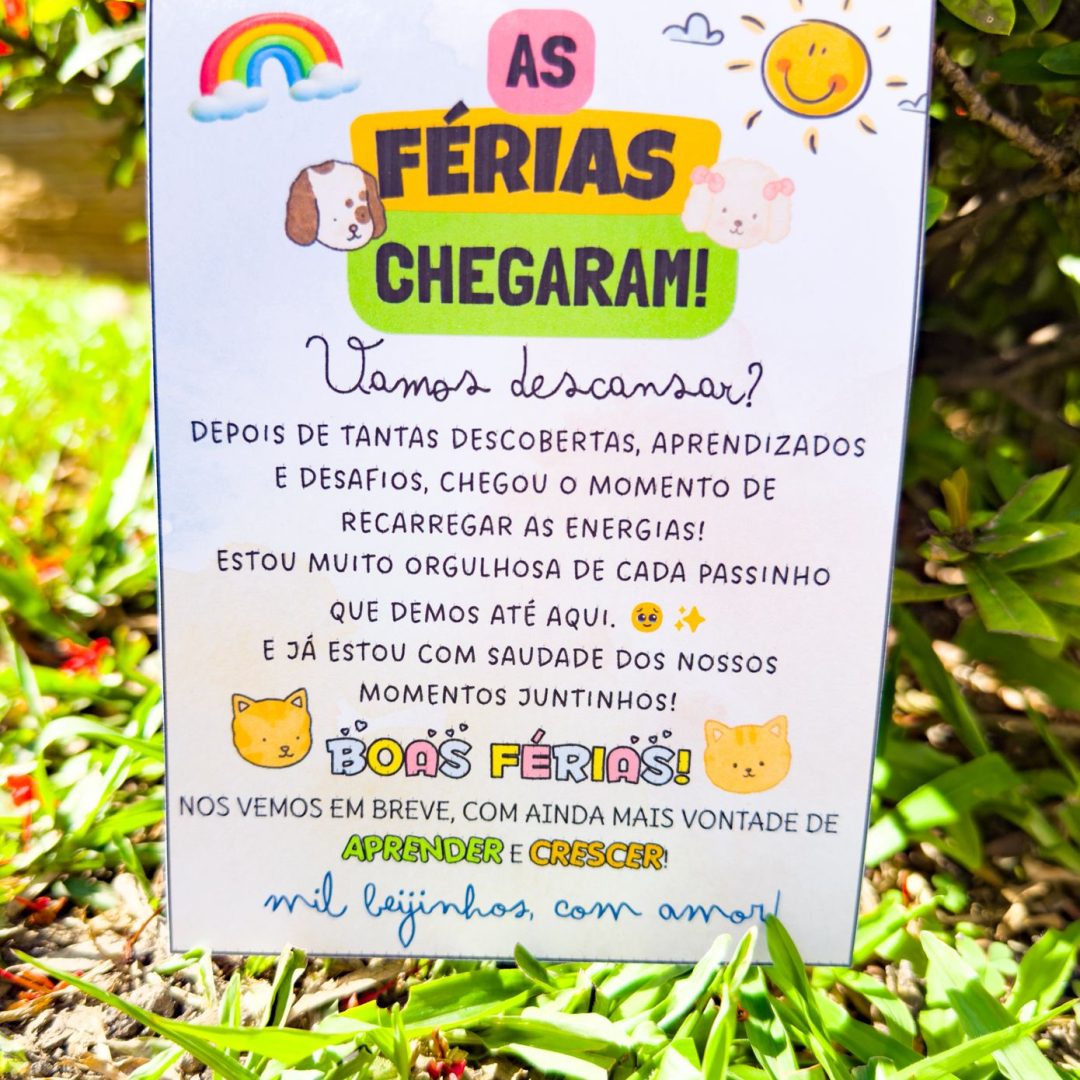 CARTÃOZINHO FÉRIAS BOBBIE GOODS