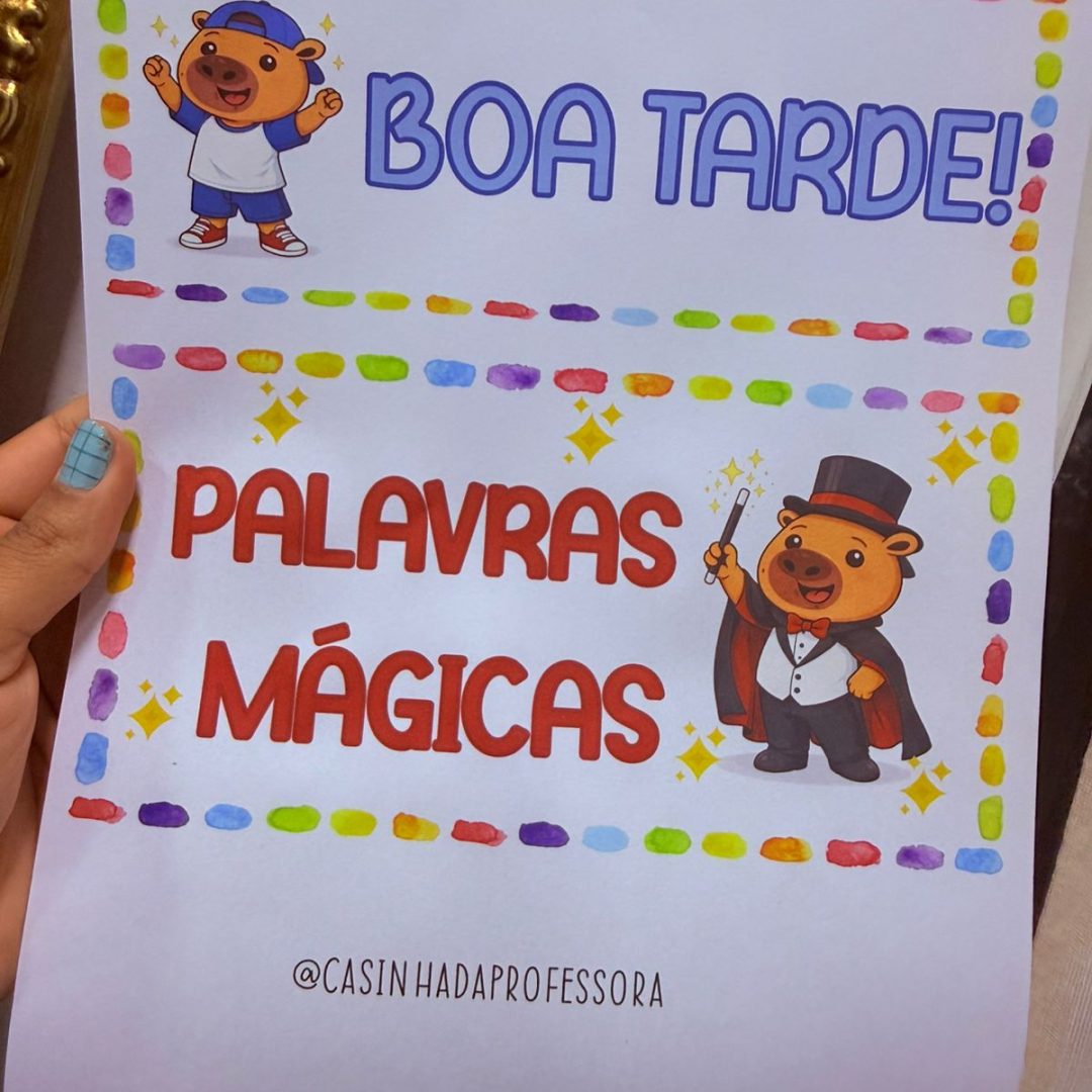 PALAVRAS MÁGICAS CAPIVARA