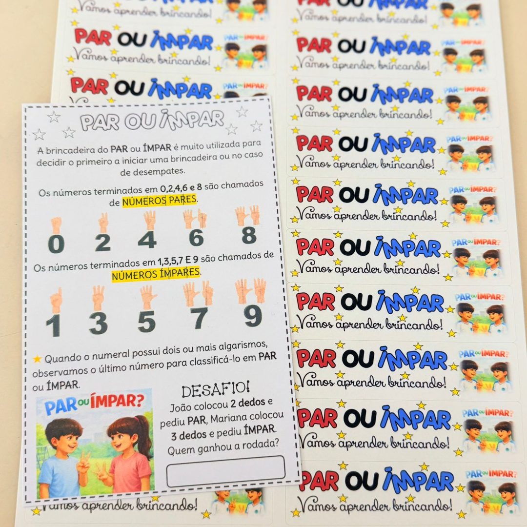 ✨ PAR OU ÍMPAR ✨