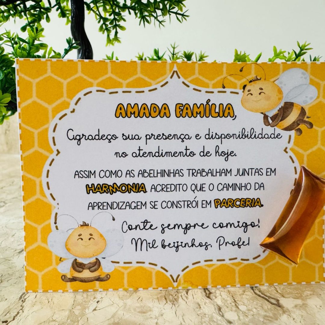 CARTÃO ABELHINHA